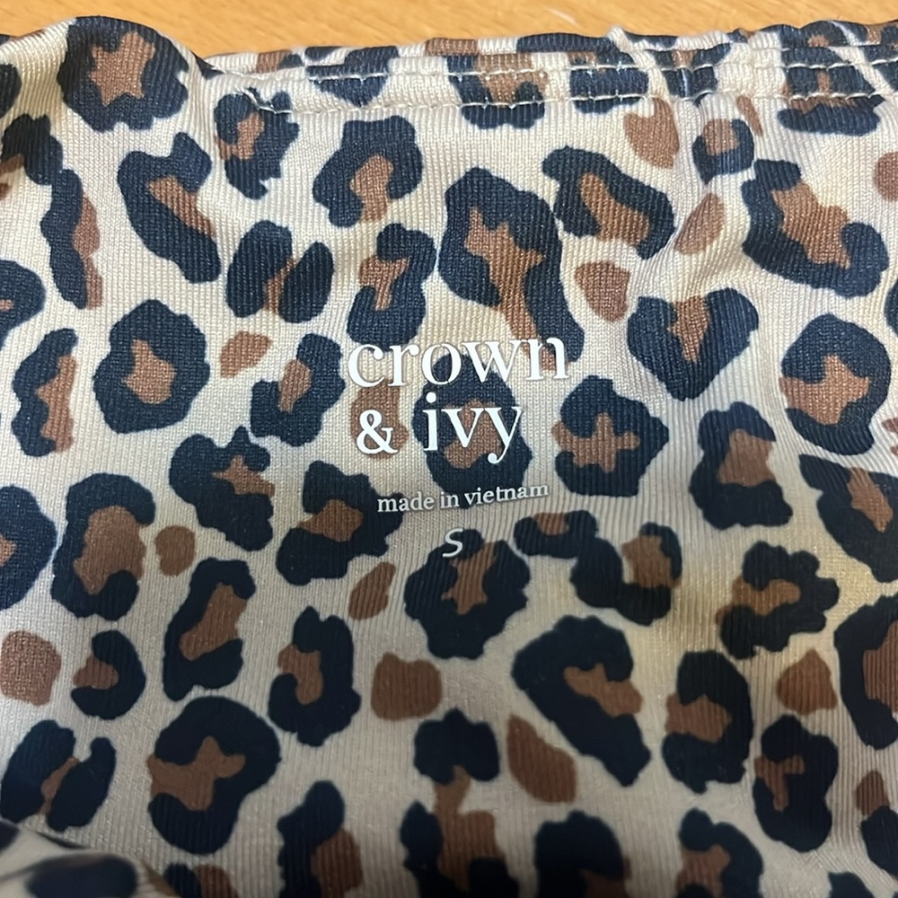 Crown & Ivy Brown and Black Leggings - Picture 2 of 2
